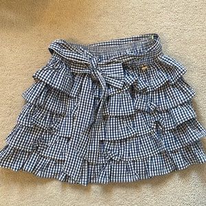 Gilly Hicks Blue and White Skirt